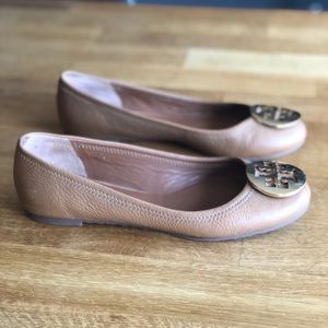 Tory Burch Tan Ballet Flats